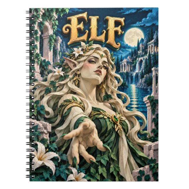 Elf, Paper Cut Monster Notebook (Front)