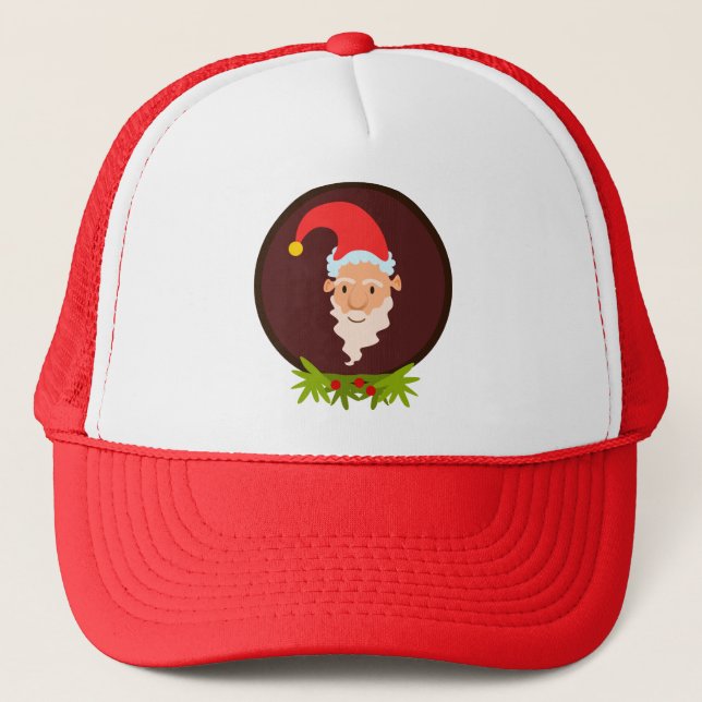 Elf Portrait Trucker Hat (Front)