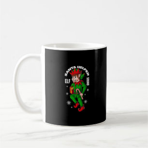 elf santa helper gift box coffee mug