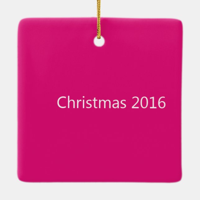 Elf Service Ceramic Ornament (Back)