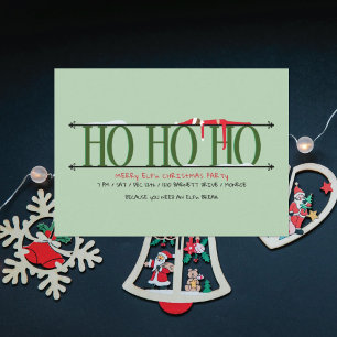 Elf Shenanigans Christmas Party Invitation