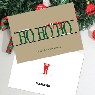 Elf Shenanigans Corporate Christmas Card
