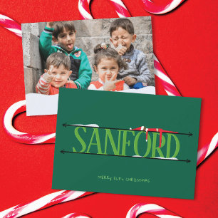 Elf Shenanigans Photo Christmas Card