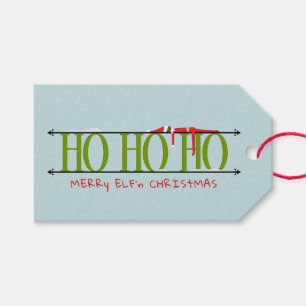 Elf Shenanigans Wrought Iron Sign Christmas Gift Tags