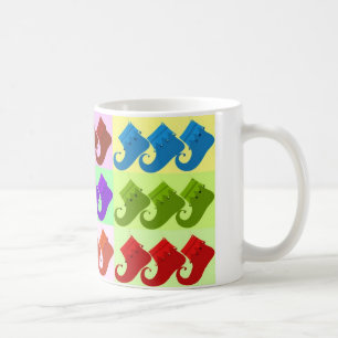 Elf Shoe Pop Art Coffee Mug