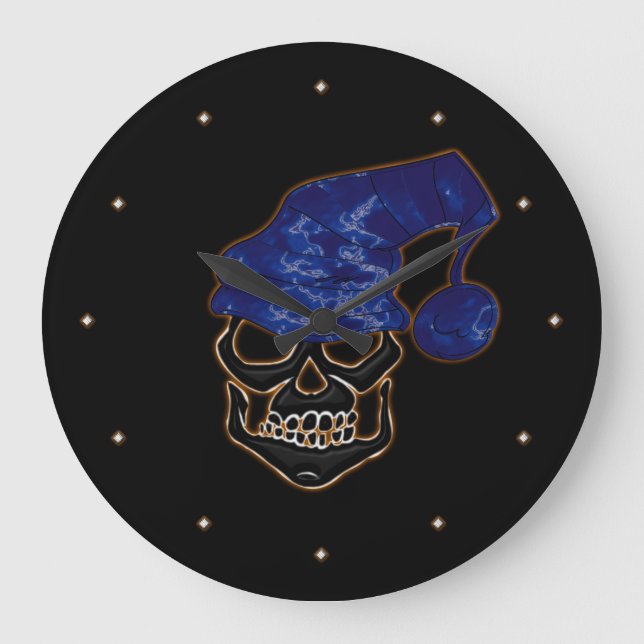 Elf Skull Large Clock (Front)