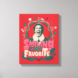 Elf - Smiling is My Favourite Canvas Print