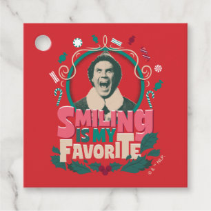 Elf - Smiling is My Favourite Favour Tags
