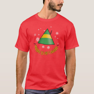 Elf Smiling Is My Favourite Men's Christmas T-Shir T-Shirt