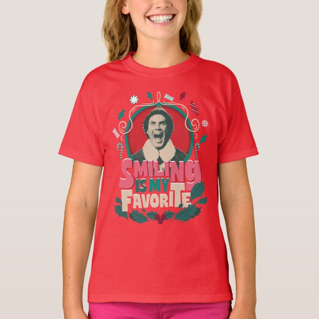 Elf - Smiling is My Favourite T-Shirt (Front)