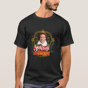 Elf Smiling Is My Favourite T-Shirt