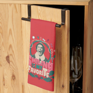 Elf - Smiling is My Favourite Tea Towel