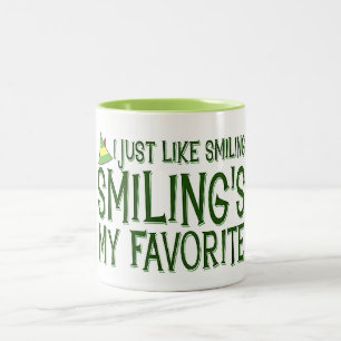 "Elf/Smiling Is My Favourite Thing" CHRISTMAS MUG