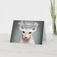 Elf Sphinx Cat Photograph Happy Father's Day