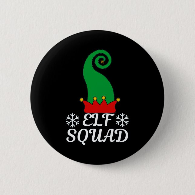 Elf Squad 6 Cm Round Badge (Front)