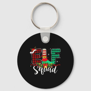 Elf Squad Christmas Family Group Matching Santa Xm Key Ring