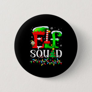 Elf Squad Christmas Family Matching Pajamas Elf Bo 6 Cm Round Badge