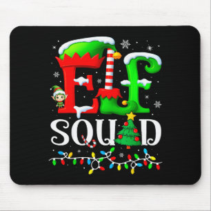 Elf Squad Christmas Family Matching Pajamas Elf Bo Mouse Mat
