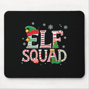 Elf Squad Christmas Family Matching Pyjamas Kids F Mouse Mat