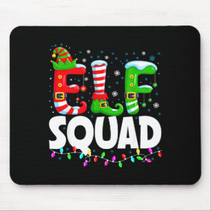 Elf Squad Christmas Family Matching Xmas Pajamas  Mouse Mat