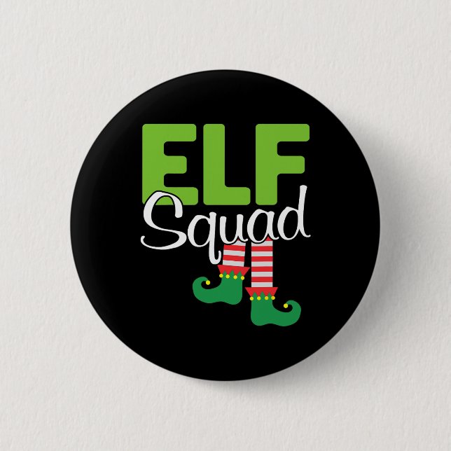 Elf Squad Christmas Gift  6 Cm Round Badge (Front)