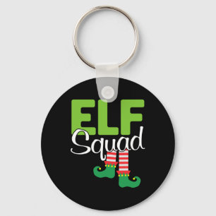 Elf Squad Christmas Gift Key Ring