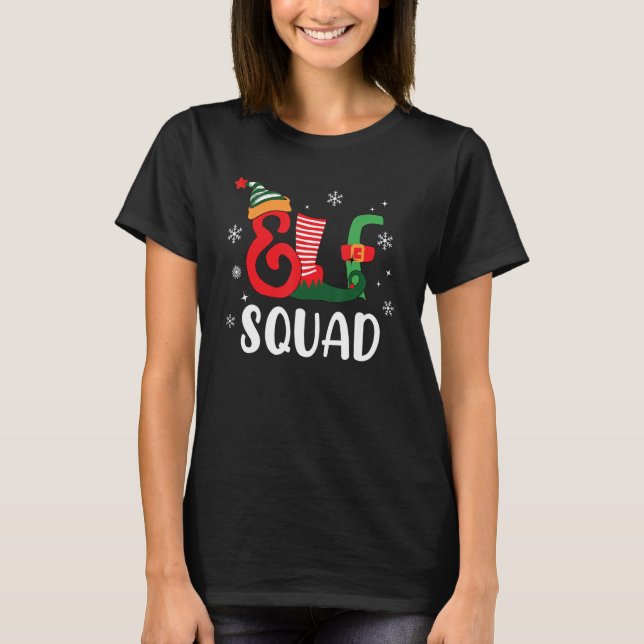 Elf Squad Christmas Matching Family Toddler Boy Gi T-Shirt (Front)