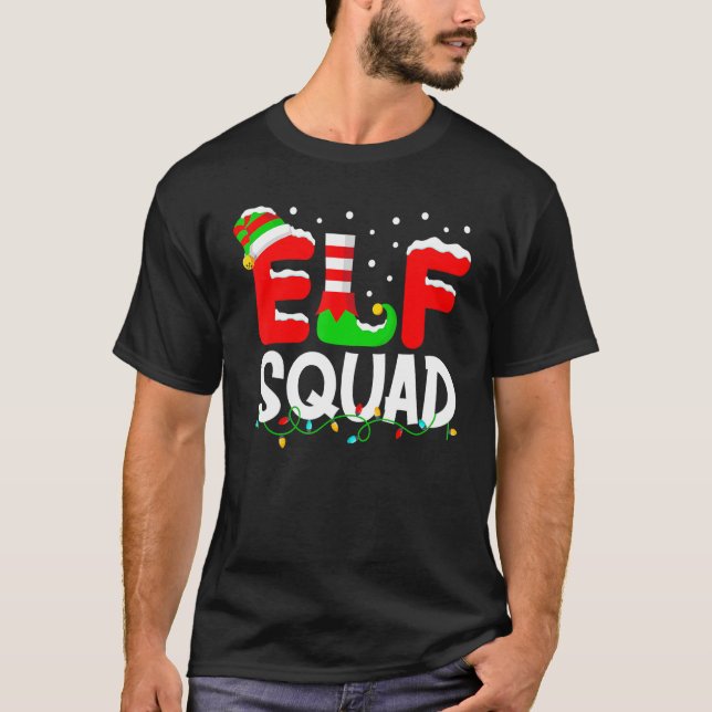 Elf Squad Christmas Matching Family Toddler Boy Gi T-Shirt (Front)
