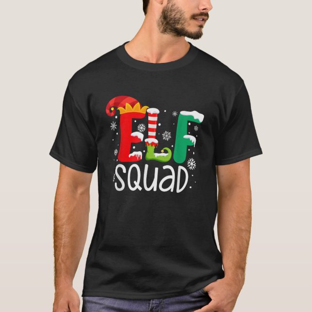 Elf Squad Christmas Matching Family Toddler Boy Gi T-Shirt (Front)