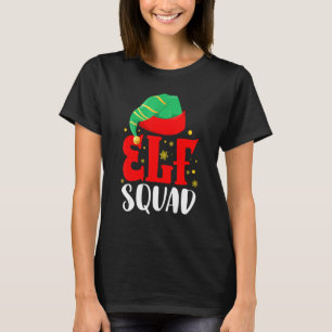 Elf Squad Family Group Matching Christmas Pajama P T-Shirt