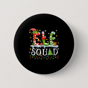 Elf Squad Funny Elf Family Christmas Matching Paja 6 Cm Round Badge