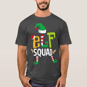 Elf Squad Funny Elves Family Christmas Matching T-Shirt