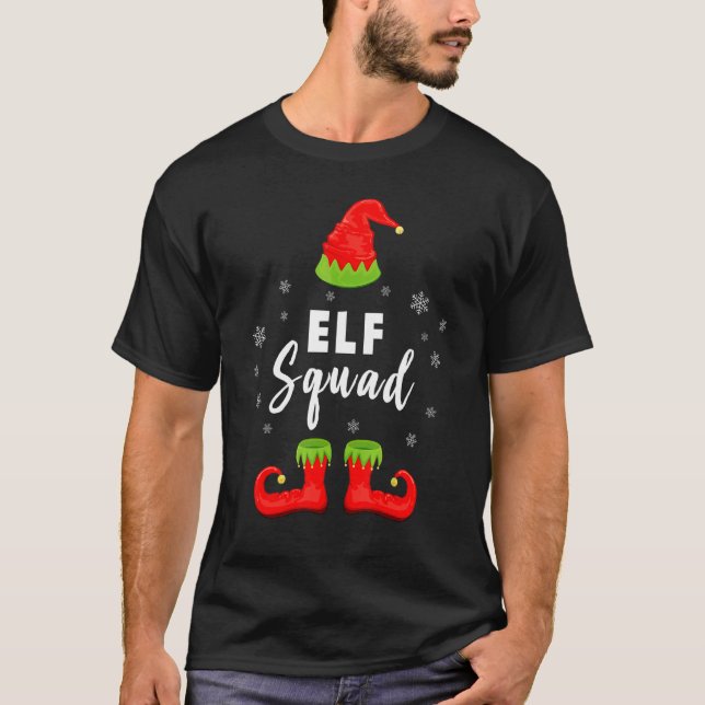 Elf Squad Matching Christmas Elves   T-Shirt (Front)