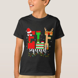 Elf Squad Pajamas For Women Adults Girls Boys Kids T-Shirt