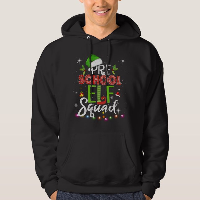 Elf Squad Pre School Christmas Teacher Top (Front)