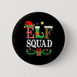 Elf Squad Shirt Kids Adult Men Women Christmas Cre 6 Cm Round Badge