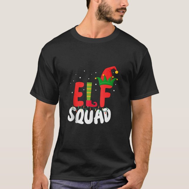 Elf Squad Toddler Family Reunion Christmas Party 2 T-Shirt (Front)