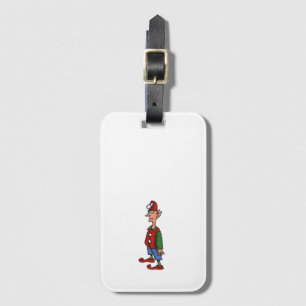 Elf Standing At Attention luggage tag