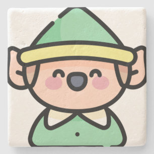 elf stone coaster