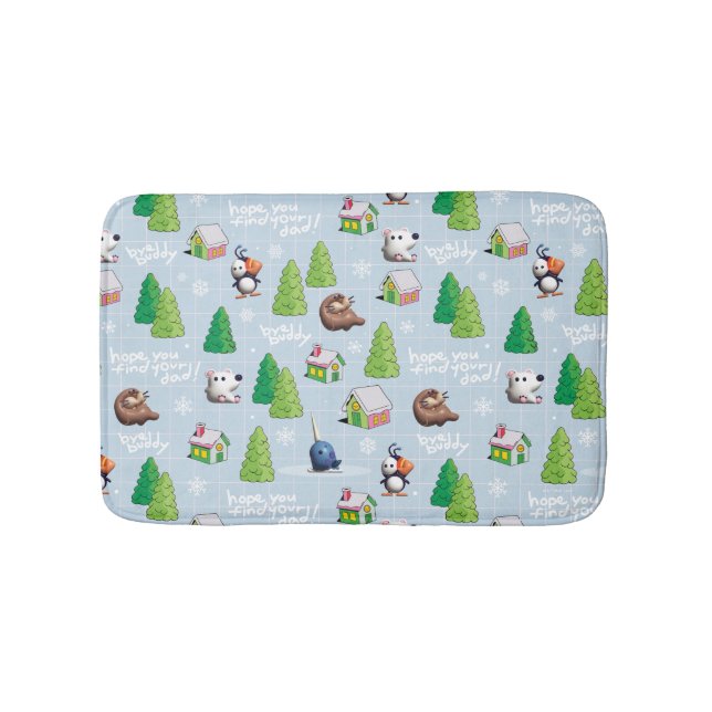 Elf the Movie | Bye Buddy Hope You Find Your Dad Bath Mat (Front)
