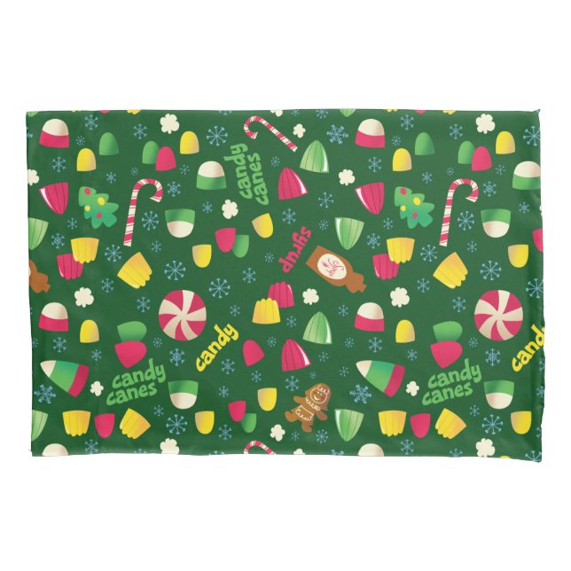 Elf the Movie Candy Pattern Pillowcase (Front)
