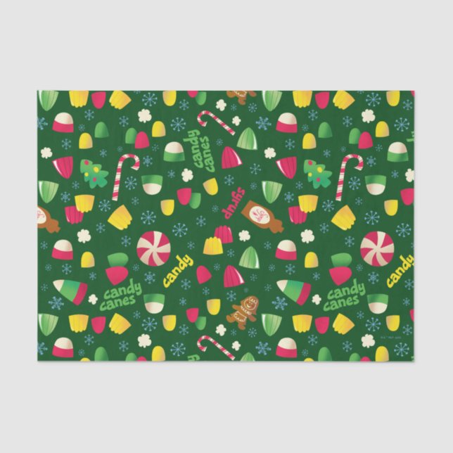 Elf the Movie Candy Pattern Tissue Paper (Front)