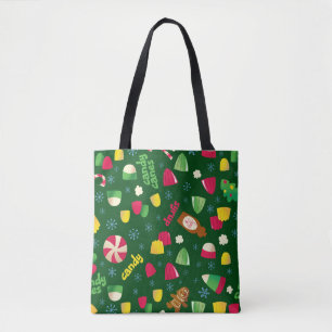 Elf the Movie Candy Pattern Tote Bag