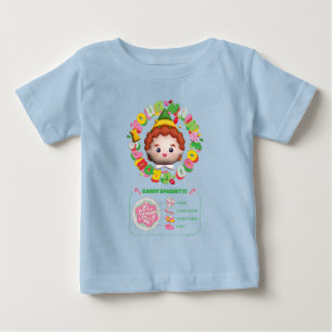 Elf the Movie   Four Main Food Groups Baby T-Shirt