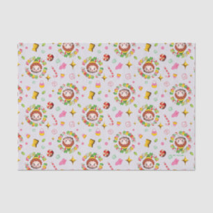 Elf the Movie   Four Main Food Groups Pattern Tissue Paper