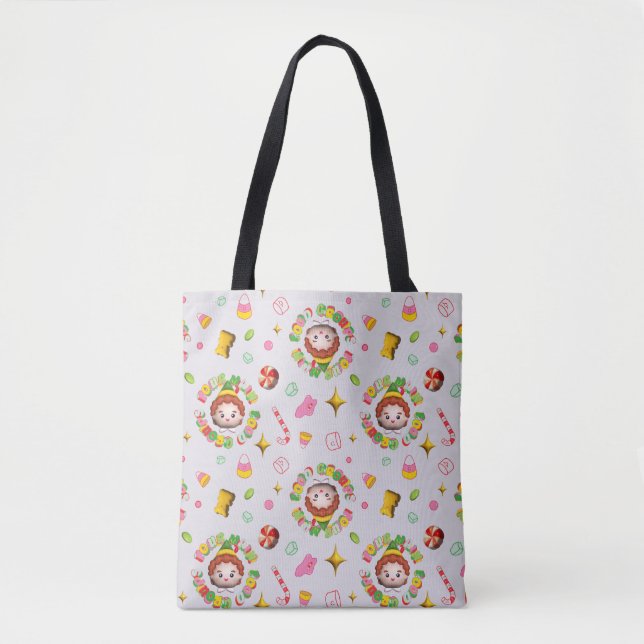 Elf the Movie | Four Main Food Groups Pattern Tote Bag (Front)
