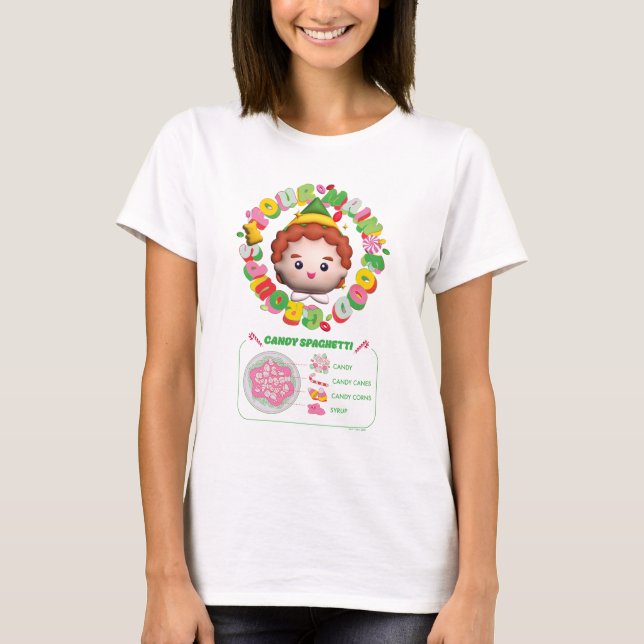 Elf the Movie | Four Main Food Groups T-Shirt (Front)