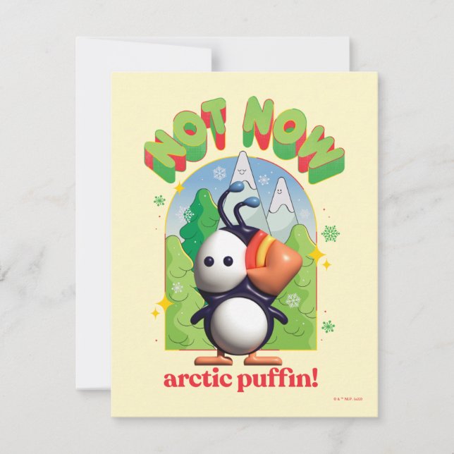 Elf the Movie | Not Now Arctic Puffin! Card (Front)