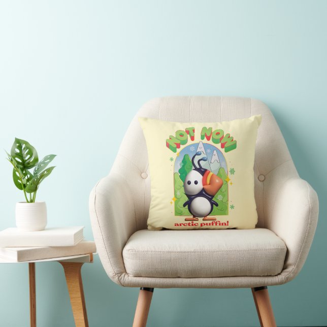 Elf the Movie | Not Now Arctic Puffin! Cushion (Chair)