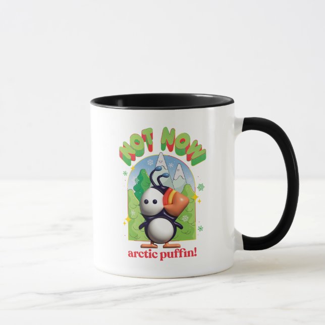 Elf the Movie | Not Now Arctic Puffin! Mug (Right)